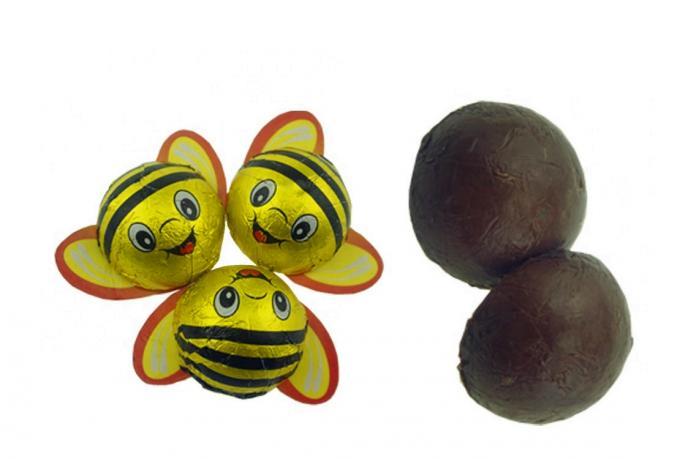 7,5 dulces formados abeja formados animales interesantes de los chocolates de G para el supermercado